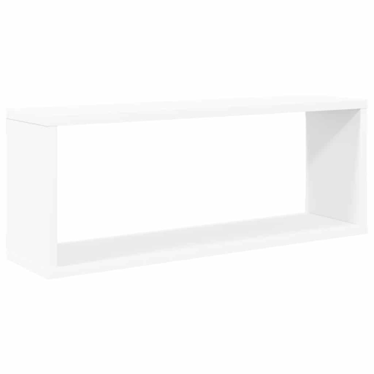 vidaXL Ράφια Κύβοι Τοίχου 6 τεμ. Λευκά 60 x 15 x 23 εκ. Μοριοσανίδα