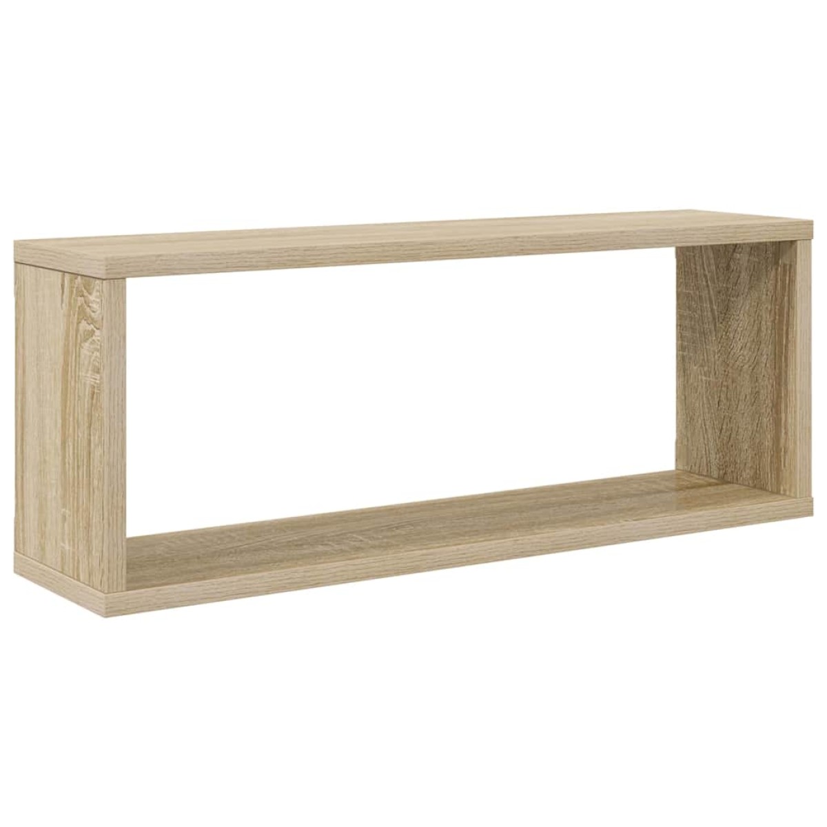 vidaXL Ράφια Κύβοι Τοίχου 2 τεμ. Sonoma Δρυς 60x15x23 εκ. Μοριοσανίδα