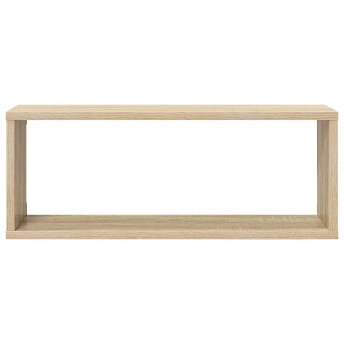 vidaXL Ράφια Κύβοι Τοίχου 2 τεμ. Sonoma Δρυς 60x15x23 εκ. Μοριοσανίδα