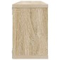 vidaXL Ράφια Κύβοι Τοίχου 2 τεμ. Sonoma Δρυς 60x15x23 εκ. Μοριοσανίδα