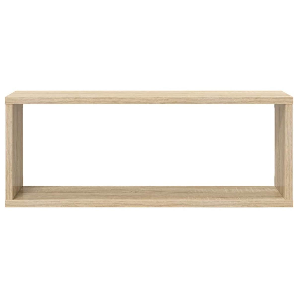 vidaXL Ράφια Κύβοι Τοίχου 4 τεμ. Sonoma Δρυς 60x15x23 εκ. Μοριοσανίδα