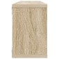 vidaXL Ράφια Κύβοι Τοίχου 4 τεμ. Sonoma Δρυς 60x15x23 εκ. Μοριοσανίδα