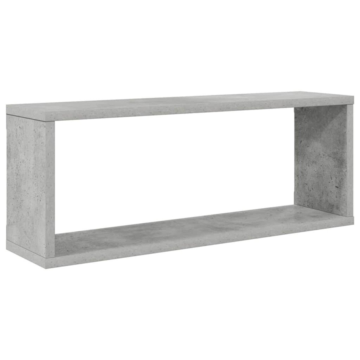 vidaXL Ράφια Κύβοι Τοίχου 6 τεμ. Γκρι Σκυρ. 60x15x23 εκ. Μοριοσανίδα