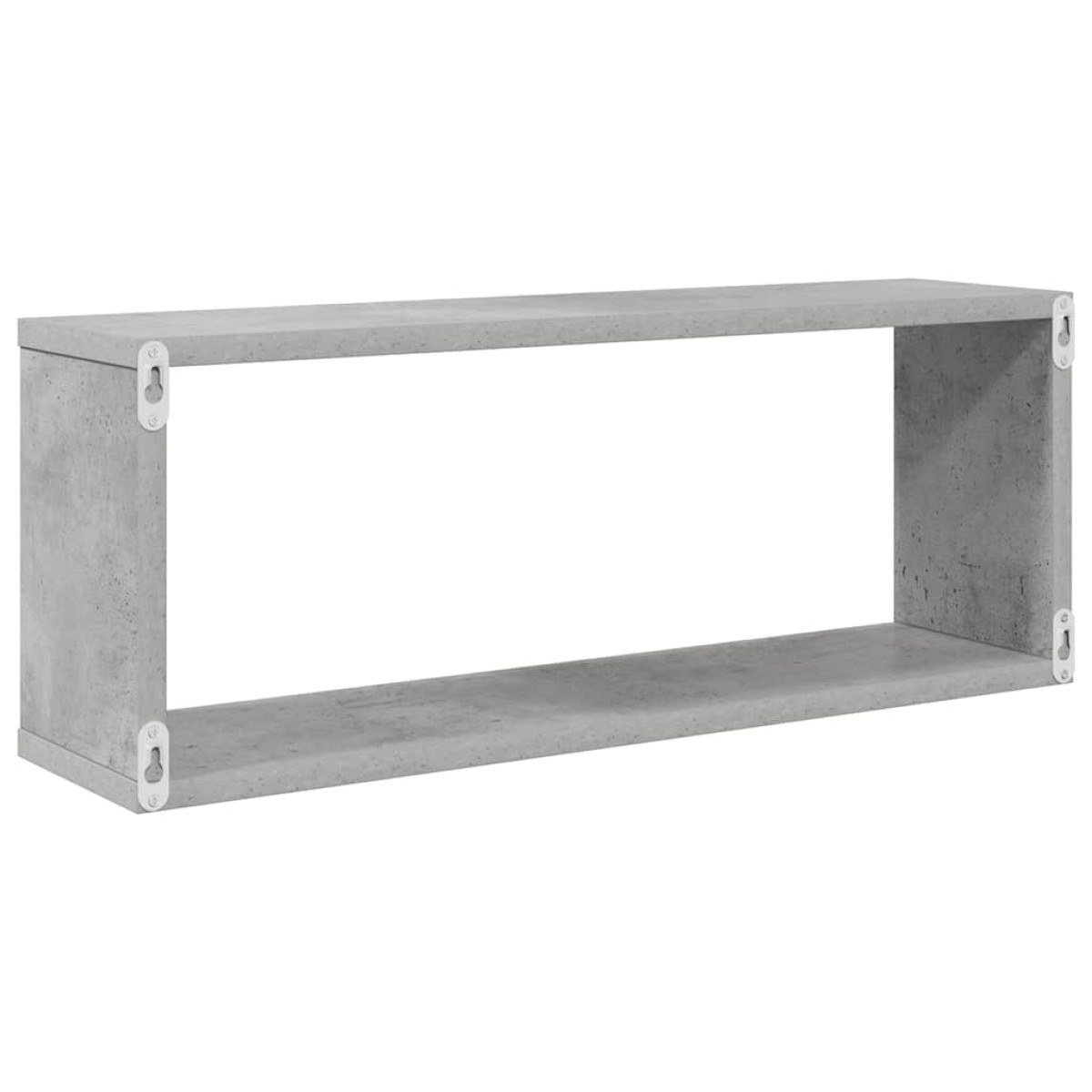 vidaXL Ράφια Κύβοι Τοίχου 6 τεμ. Γκρι Σκυρ. 60x15x23 εκ. Μοριοσανίδα