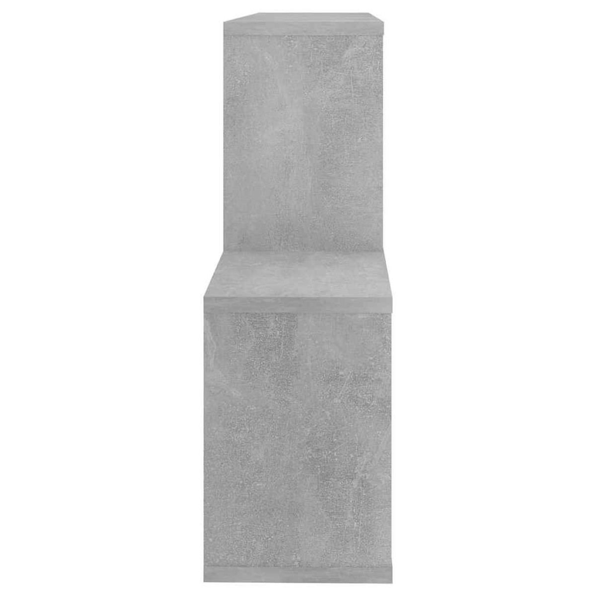 vidaXL Ράφι Τοίχου Γκρι Σκυροδέματος 100 x 18 x 53 εκ. από Μοριοσανίδα