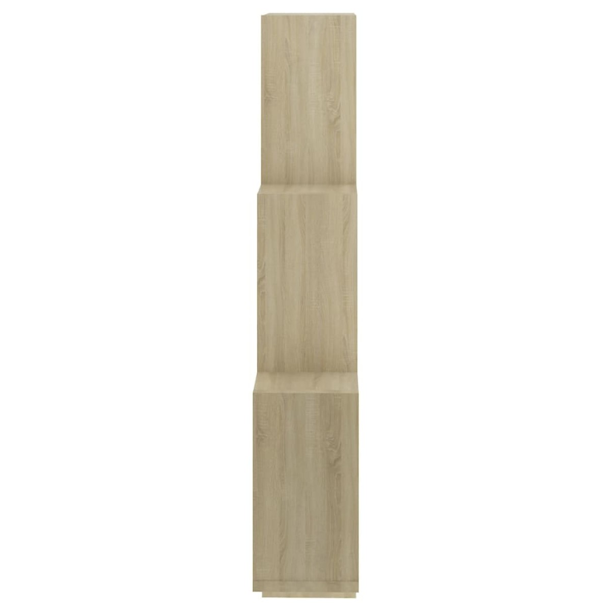 vidaXL Ράφι Κύβος Τοίχου Sonoma Δρυς 78 x 15 x 93 εκ. από Μοριοσανίδα