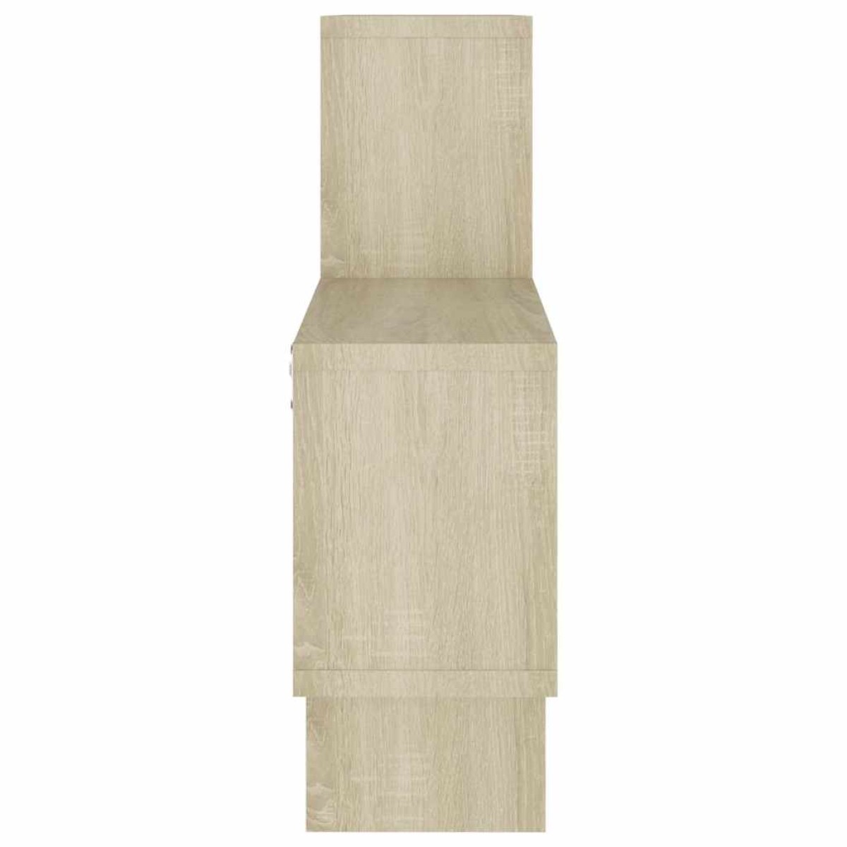 vidaXL Ράφι Τοίχου Σχήμα Αυτοκιν. Sonoma Δρυς 82x15x51 εκ. Μοριοσανίδα