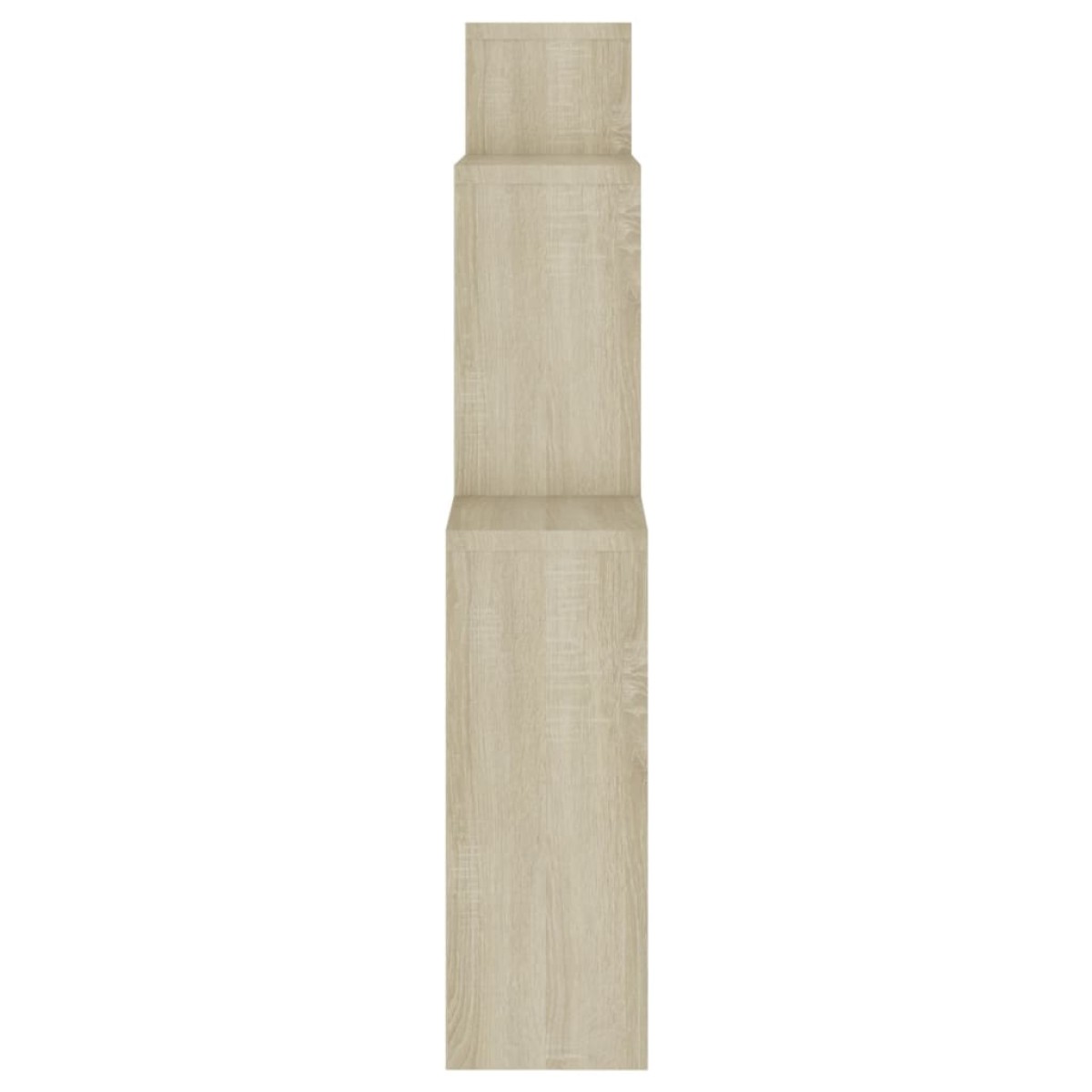vidaXL Ράφι Κύβος Τοίχου Sonoma Δρυς 80 x 15 x 78,5 εκ. Μοριοσανίδα