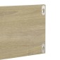 vidaXL Ραφιέρες Τοίχου 2 τεμ. Sonoma Δρυς 80 x 11,5 x 18εκ Μοριοσανίδα