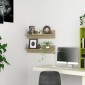 vidaXL Ραφιέρες Τοίχου 2 τεμ. Sonoma Δρυς 80 x 11,5 x 18εκ Μοριοσανίδα