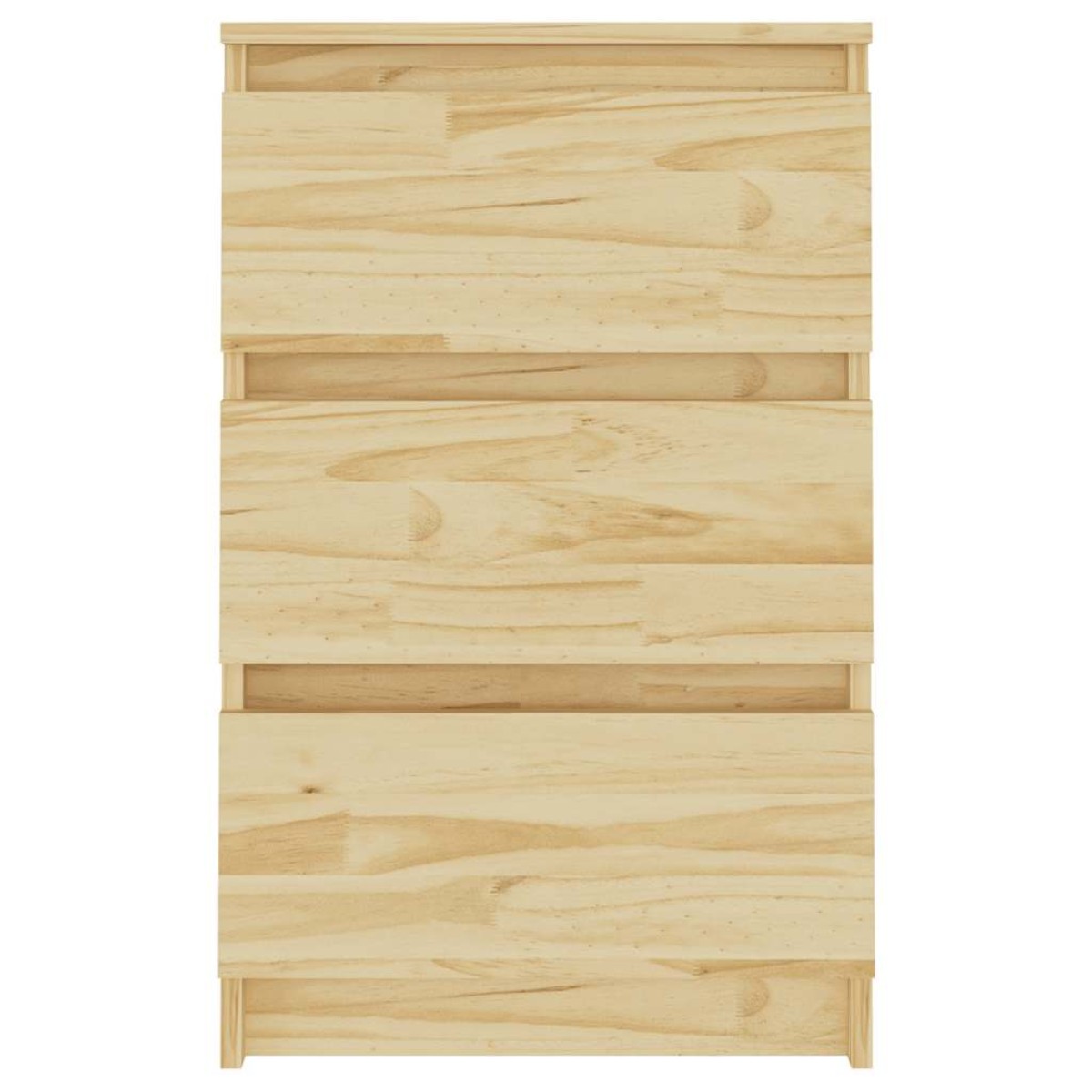 vidaXL Κομοδίνο 40 x 29,5 x 64 εκ. από Μασίφ Ξύλο Πεύκου