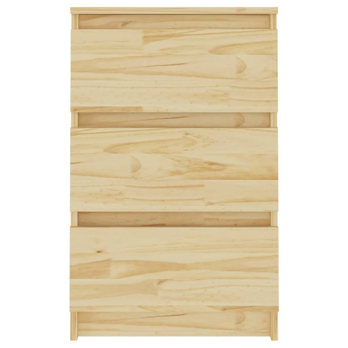 vidaXL Κομοδίνα 2 Τεμ. 40 x 29,5 x 64 εκ. από Μασίφ Ξύλο Πεύκου