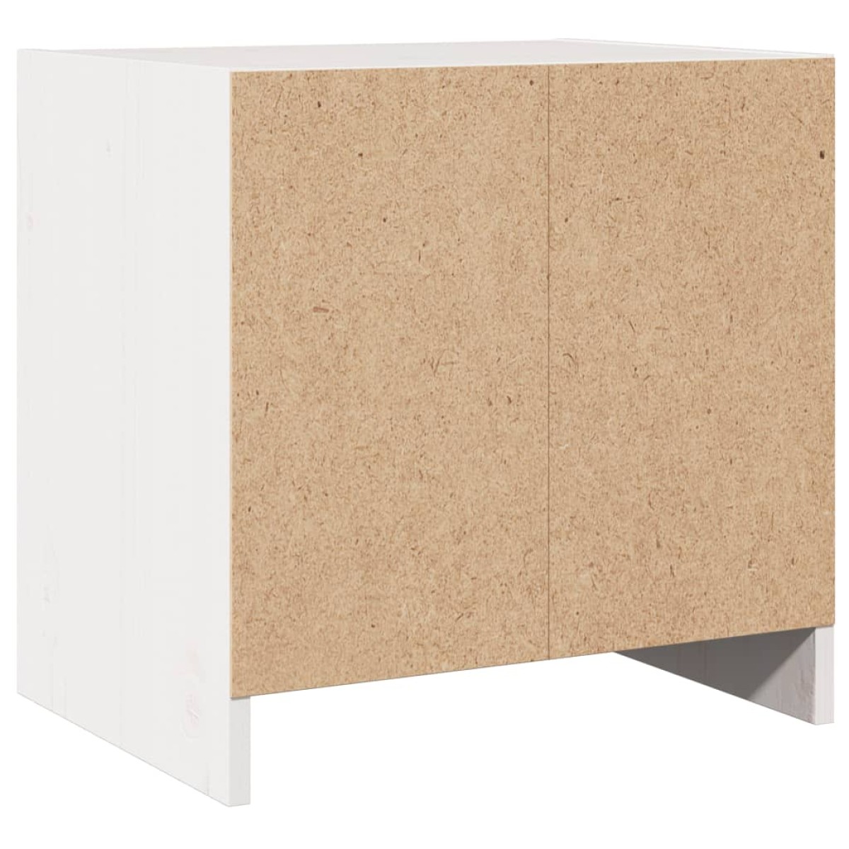 vidaXL Κομοδίνα 2 τεμ. Λευκά 40 x 30,5 x 40 εκ. από Μασίφ Ξύλο Πεύκου