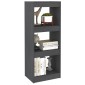 vidaXL Βιβλιοθήκη/Διαχωριστικό Χώρου Γκρι 40x30x103,5 εκ. Ξύλο Πεύκου