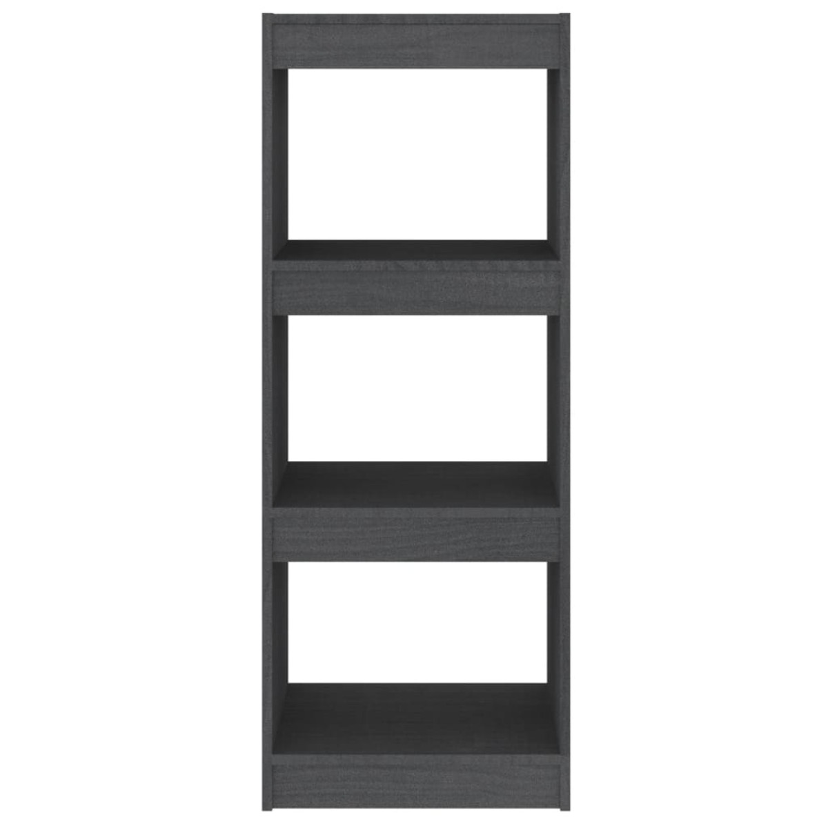 vidaXL Βιβλιοθήκη/Διαχωριστικό Χώρου Γκρι 40x30x103,5 εκ. Ξύλο Πεύκου