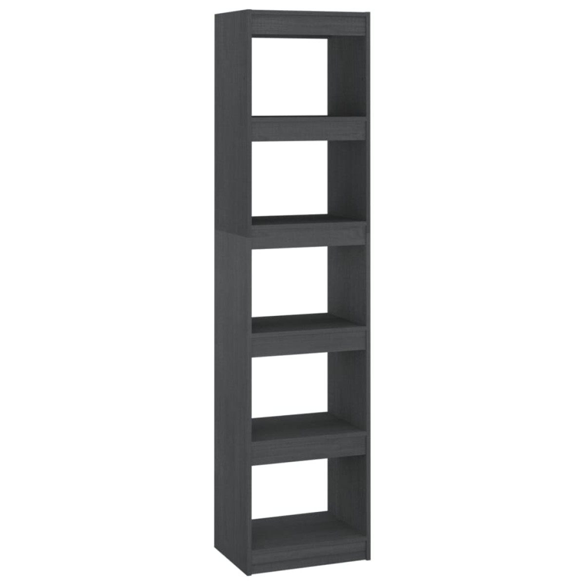 vidaXL Βιβλιοθήκη/Διαχωριστικό Χώρου Γκρι 40x30x167,5 εκ. Ξύλο Πεύκου