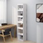 vidaXL Βιβλιοθήκη/Διαχωριστικό Χώρου Λευκό 40x30x199 εκ. Ξύλο Πεύκου