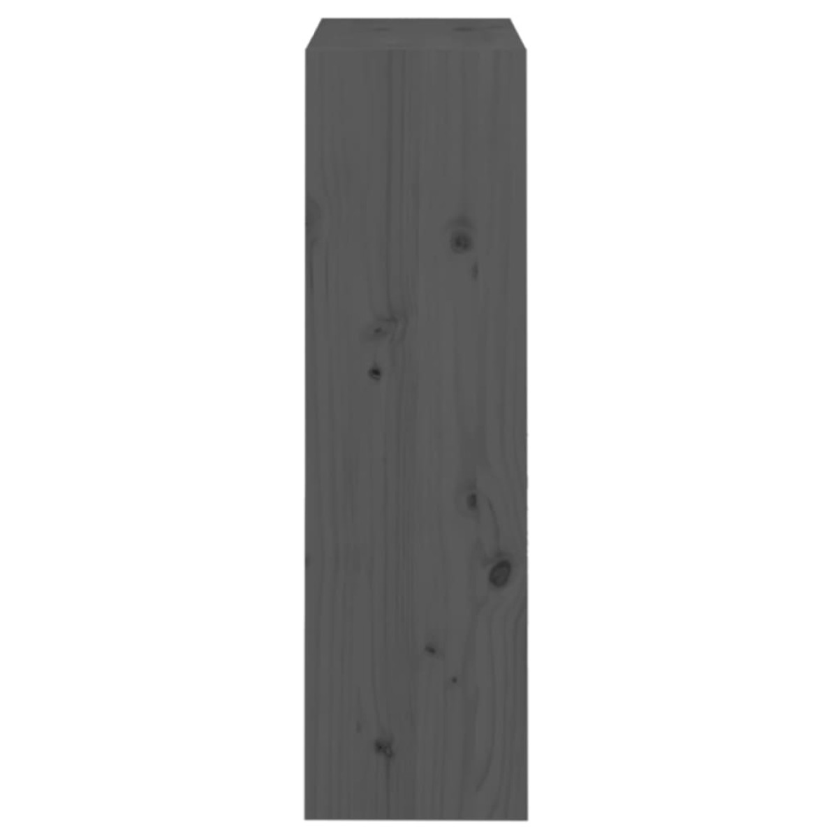 vidaXL Βιβλιοθήκη/Διαχωριστικό Χώρου Γκρι 60x30x103,5 εκ. Μασίφ Πεύκο