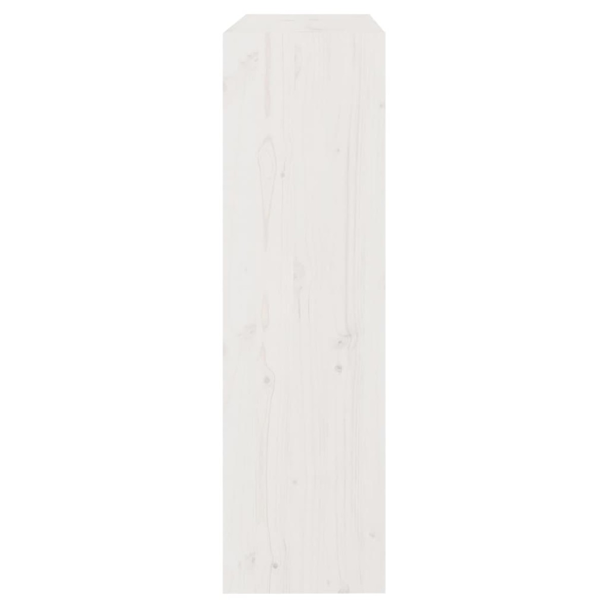 vidaXL Βιβλιοθήκη/Διαχωριστικό Χώρου Λευκή 80x30x103,5 εκ. Μασίφ Πεύκο
