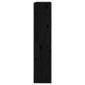 vidaXL Βιβλιοθήκη/Διαχωριστικό Χώρου Μαύρη 80x30x135,5 εκ. Μασίφ Πεύκο