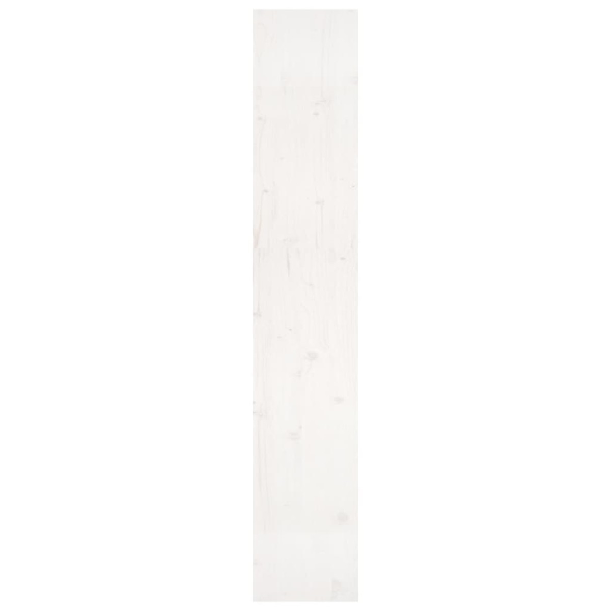 vidaXL Βιβλιοθήκη/Διαχωριστικό Χώρου Λευκή 80x30x167,4 εκ. Μασίφ Πεύκο