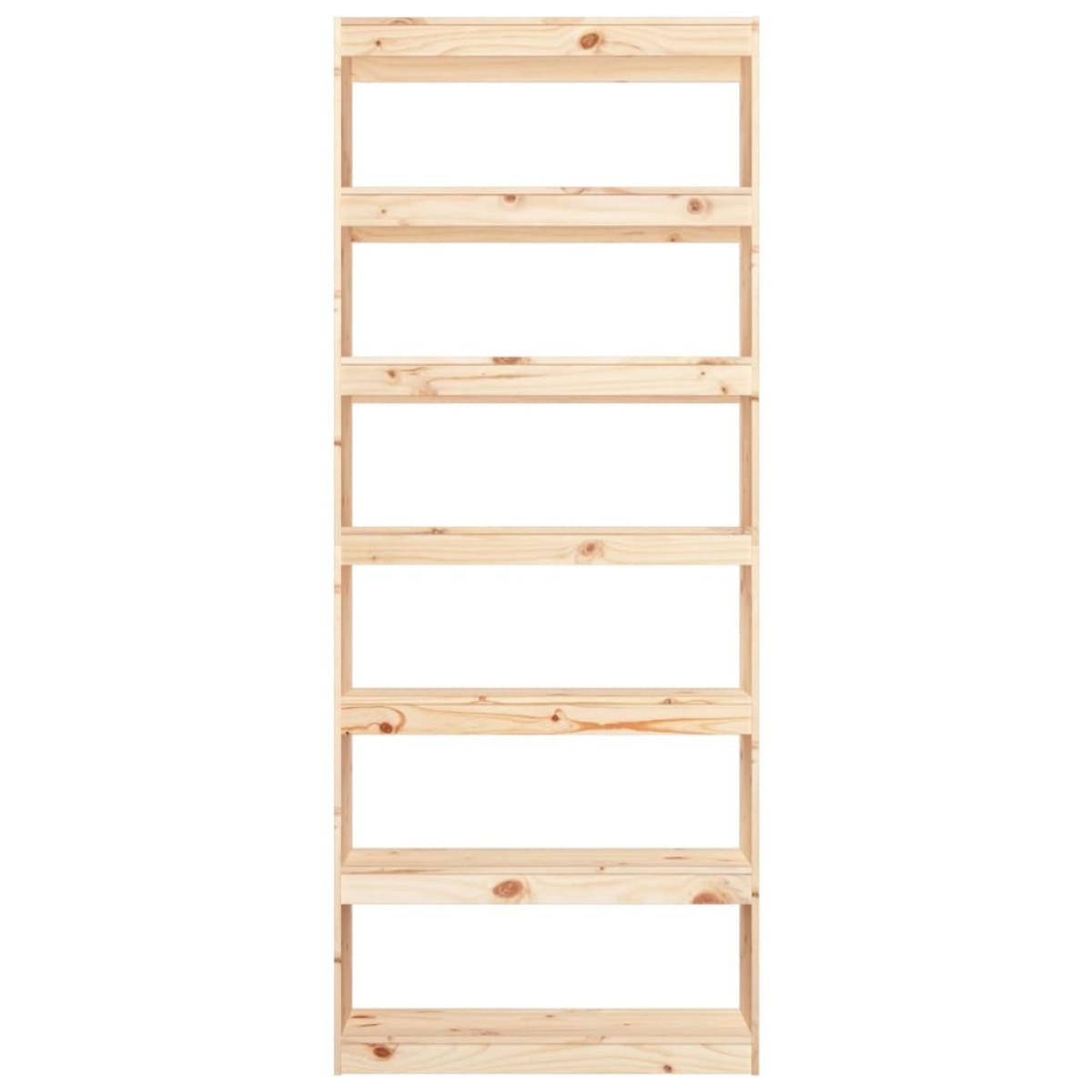 vidaXL Βιβλιοθήκη/Διαχωριστικό Χώρου 80x30x199,5 εκ. Μασίφ Ξύλο Πεύκου