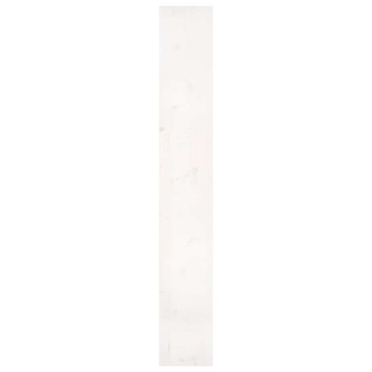 vidaXL Βιβλιοθήκη/Διαχωριστικό Χώρου Λευκή 80x30x199,5 εκ. Μασίφ Πεύκο