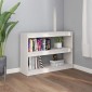 vidaXL Βιβλιοθήκη/Διαχωριστικό Χώρου Λευκό 100x30x71,5 εκ. Ξύλο Πεύκου