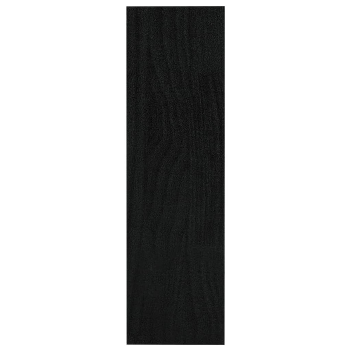 vidaXL Βιβλιοθήκη/Διαχωριστικό Χώρου Μαύρο 100x30x103 εκ. Ξύλο Πεύκου
