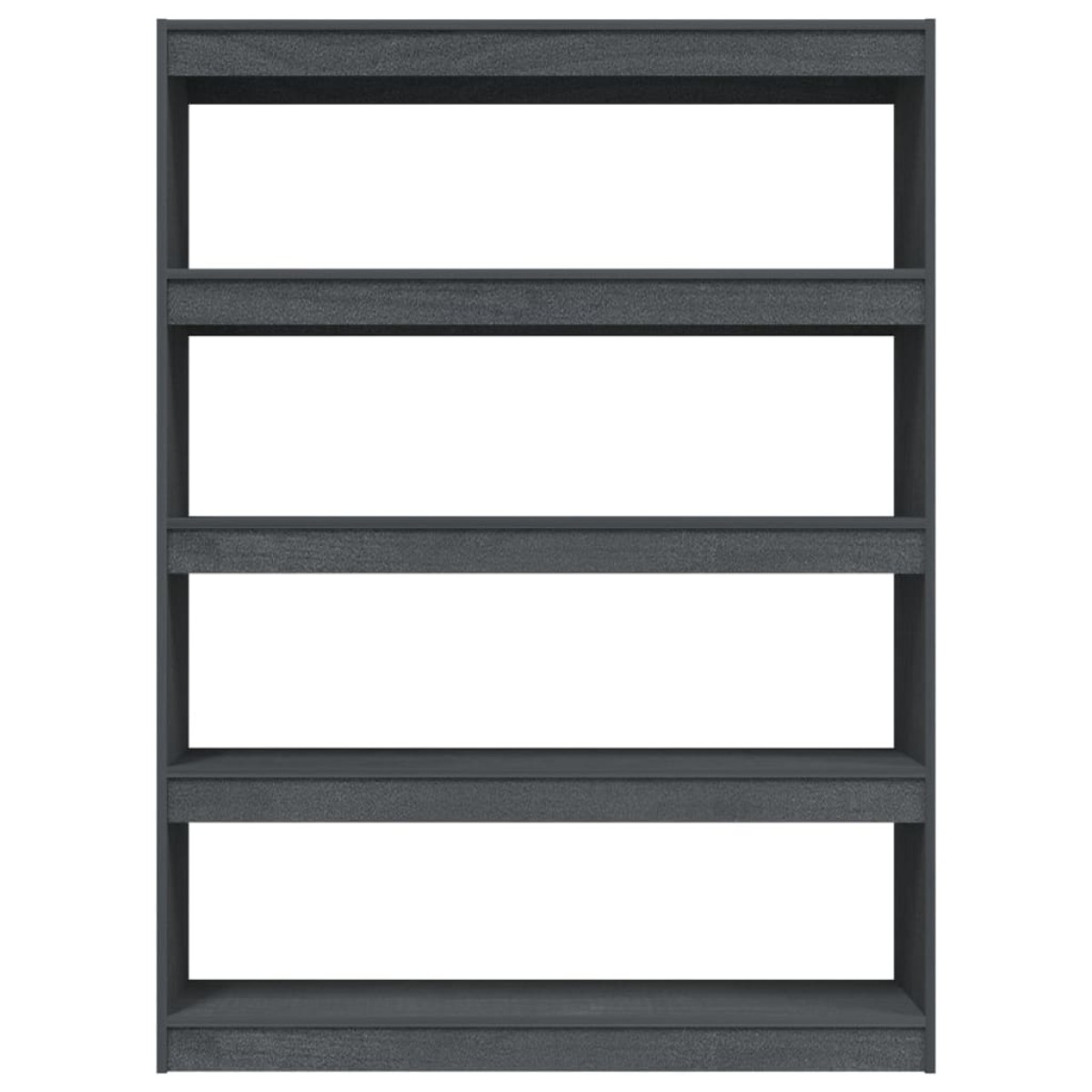 vidaXL Βιβλιοθήκη/Διαχωριστικό Χώρου Γκρι 100x30x135,5 εκ. Ξύλο Πεύκου