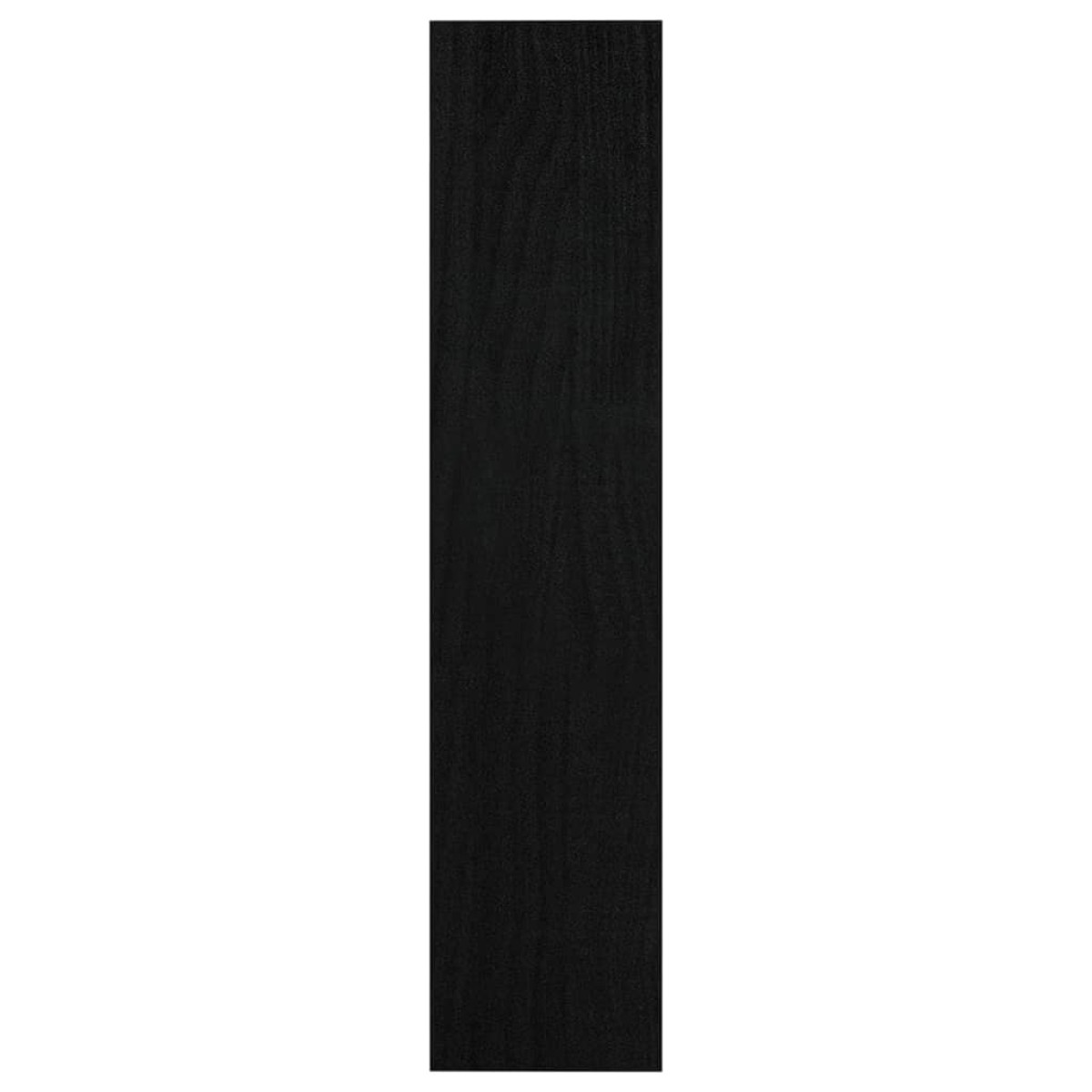 vidaXL Βιβλιοθήκη/Διαχωριστικό Χώρου Μαύρο 100x30x135,5 εκ Ξύλο Πεύκου