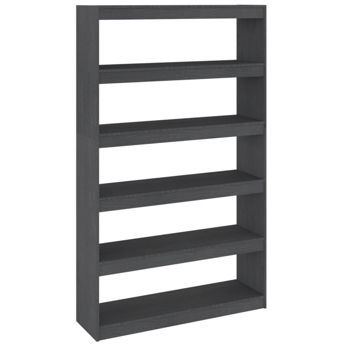 vidaXL Βιβλιοθήκη/Διαχωριστικό Χώρου Γκρι 100x30x167,5 εκ. Ξύλο Πεύκου