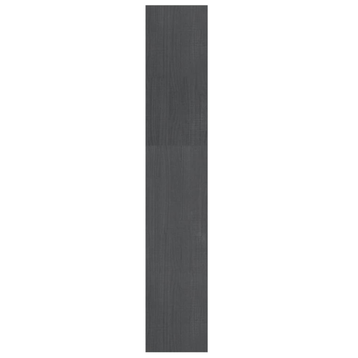 vidaXL Βιβλιοθήκη/Διαχωριστικό Χώρου Γκρι 100x30x167,5 εκ. Ξύλο Πεύκου