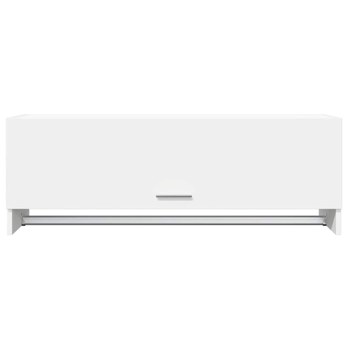 vidaXL Ντουλάπα Λευκή 100 x 32,5 x 35 εκ. από Μοριοσανίδα