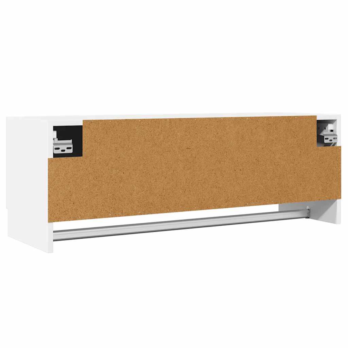 vidaXL Ντουλάπα Λευκή 100 x 32,5 x 35 εκ. από Μοριοσανίδα