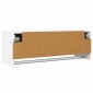 vidaXL Ντουλάπα Λευκή 100 x 32,5 x 35 εκ. από Μοριοσανίδα
