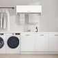 vidaXL Ντουλάπα Λευκή 100 x 32,5 x 35 εκ. από Μοριοσανίδα