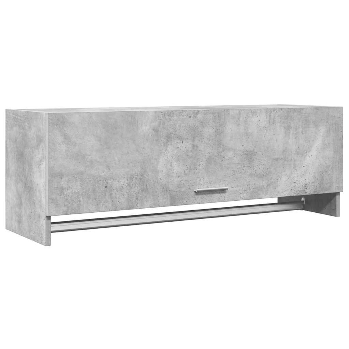 vidaXL Ντουλάπα Γκρι Σκυροδέματος 100 x 32,5 x 35 εκ. από Μοριοσανίδα