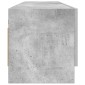 vidaXL Ντουλάπα Γκρι Σκυροδέματος 100 x 32,5 x 35 εκ. από Μοριοσανίδα