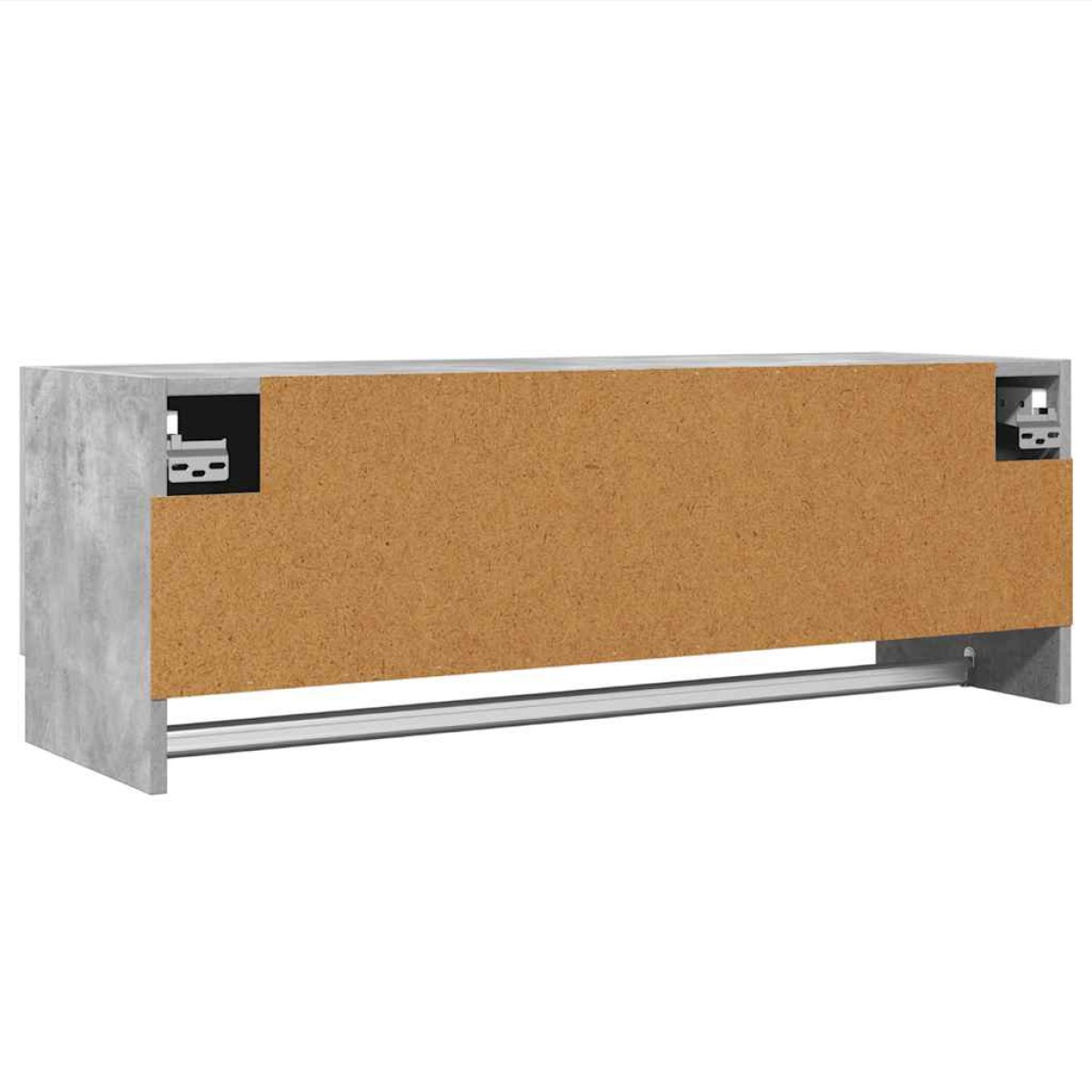 vidaXL Ντουλάπα Γκρι Σκυροδέματος 100 x 32,5 x 35 εκ. από Μοριοσανίδα