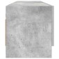 vidaXL Ντουλάπα Γκρι Σκυροδέματος 70 x 32,5 x 35 εκ. από Μοριοσανίδα