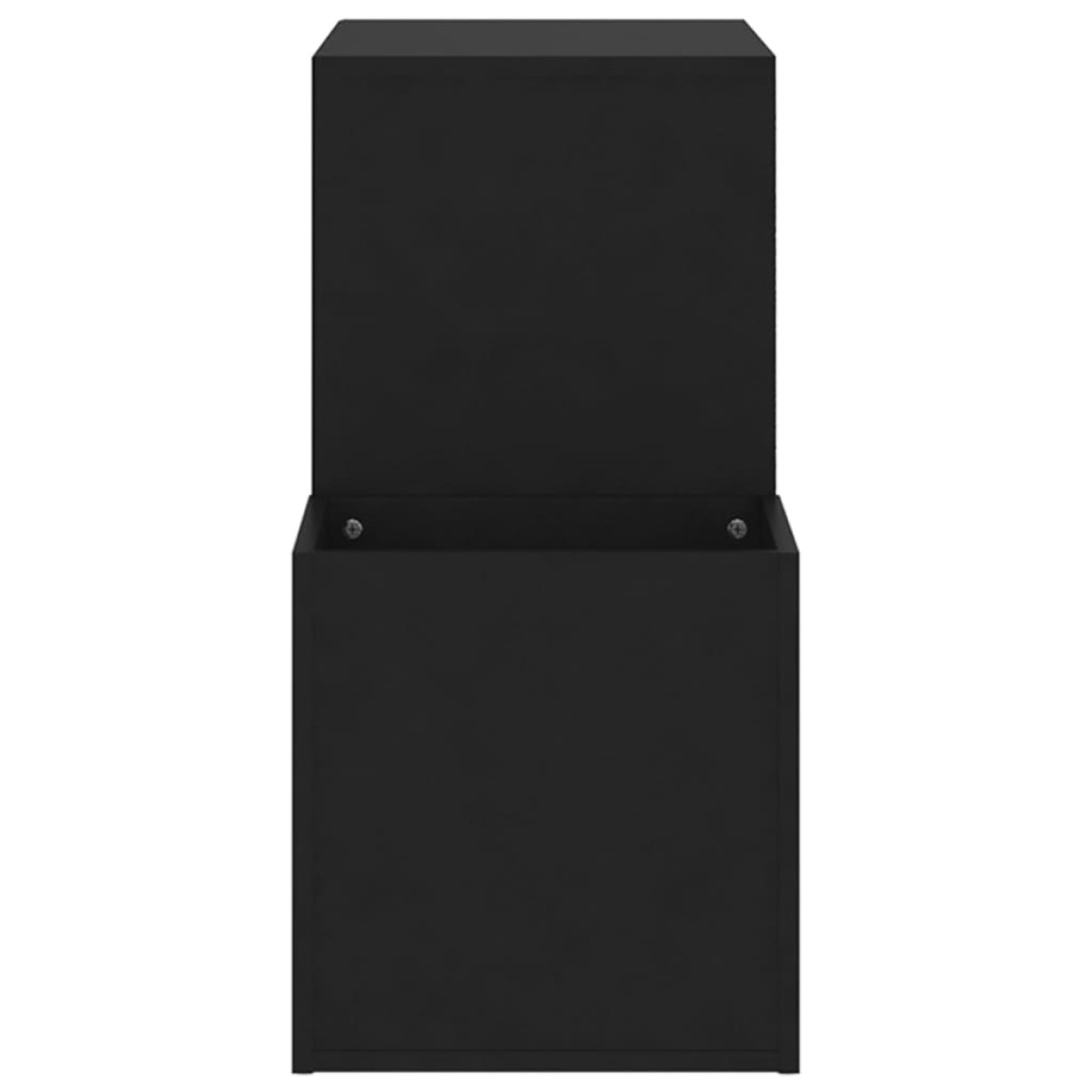 vidaXL Παπουτσοθήκη Χολ Μαύρη 105 x 35,5 x 70 εκ. από Μοριοσανίδα