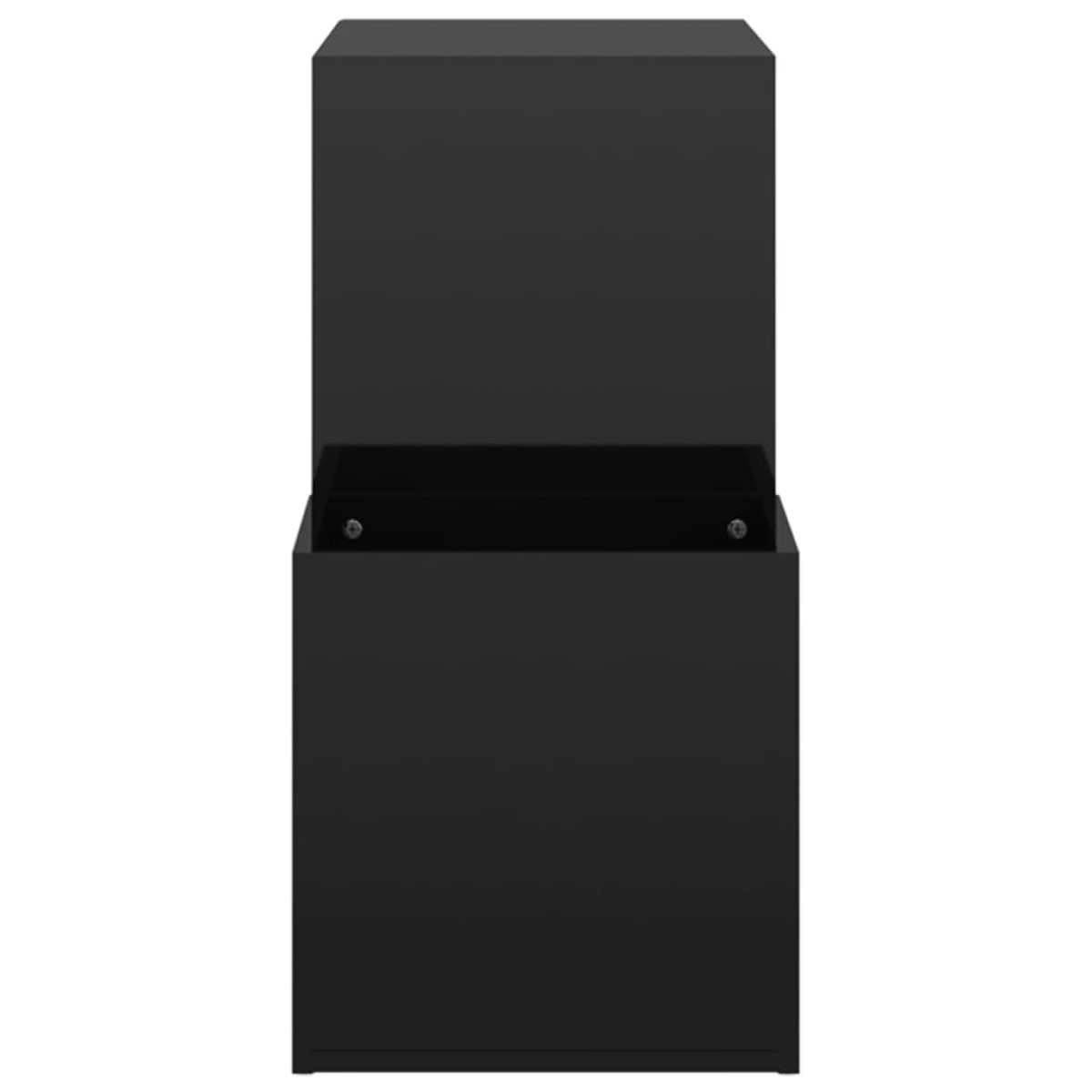 vidaXL Παπουτσοθήκη Χολ Γυαλ. Μαύρη 105 x 35,5 x 70 εκ από Μοριοσανίδα