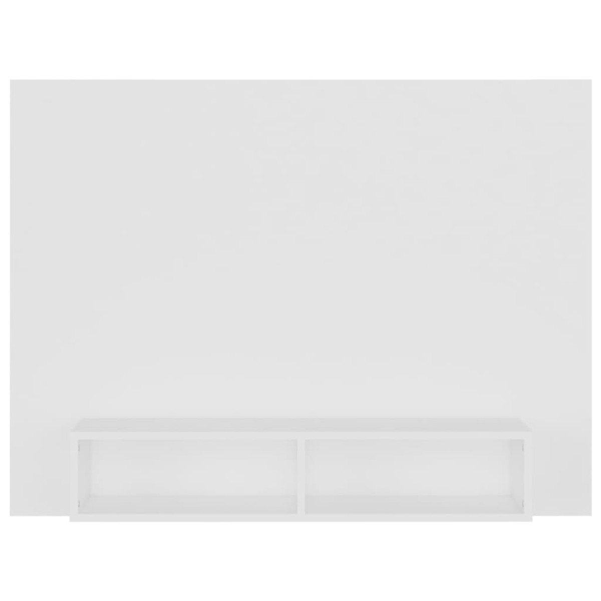 vidaXL Έπιπλο Τηλεόρασης Τοίχου Λευκό 120 x 23,5 x 90 εκ. Μοριοσανίδα