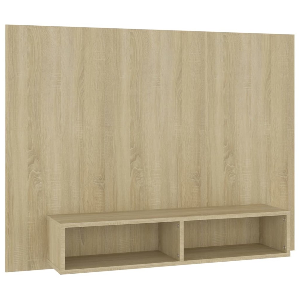 vidaXL Έπιπλο Τηλεόρασης Τοίχου Sonoma Δρυς 120x23,5x90εκ. Μοριοσανίδα