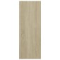 vidaXL Τραπεζάκι Κονσόλα Sonoma Δρυς 105 x 30 x 80 εκ. από Μοριοσανίδα