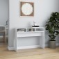vidaXL Τραπεζάκι Κονσόλα Γυαλιστερό Λευκό 105 x 30 x 80 εκ Μοριοσανίδα