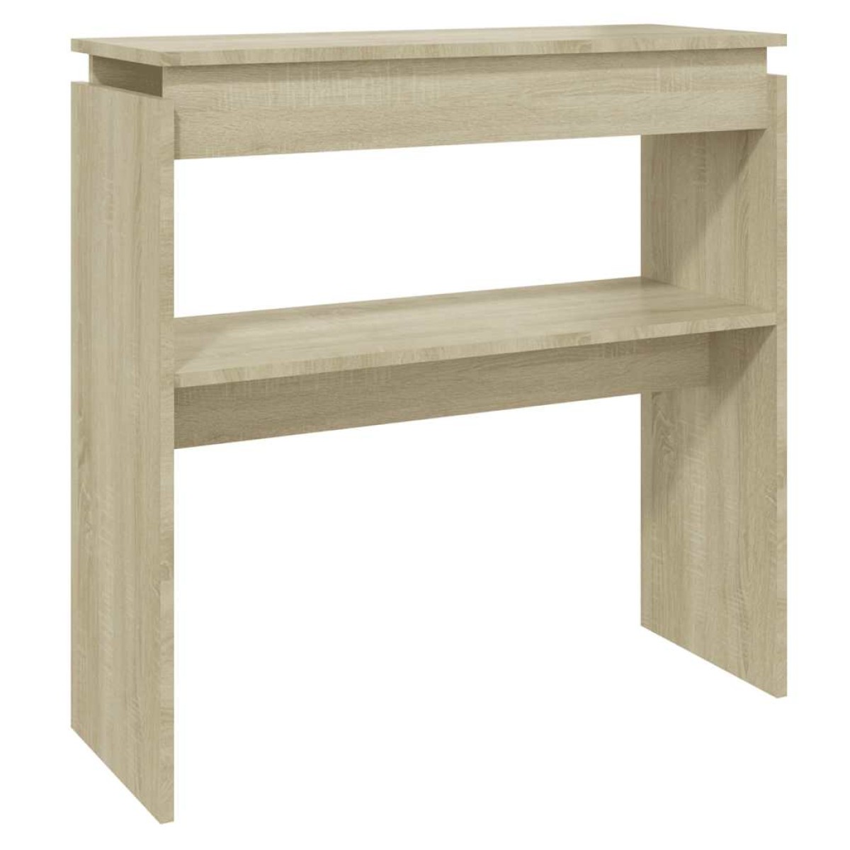 vidaXL Τραπεζάκι Κονσόλα Sonoma Δρυς 80 x 30 x 80 εκ. από Μοριοσανίδα