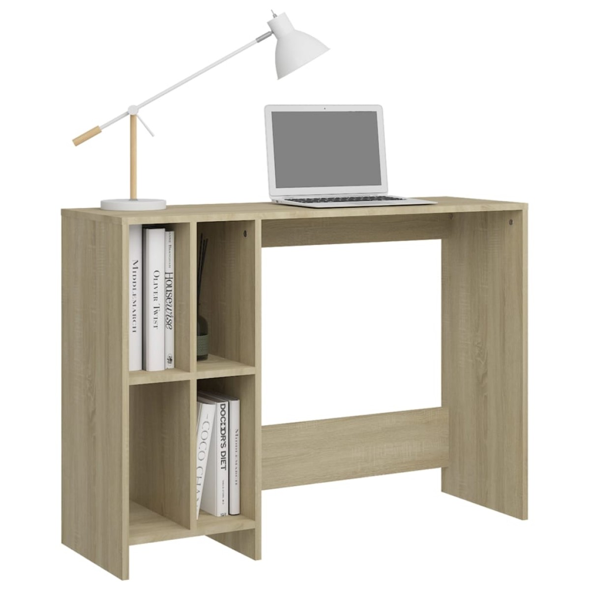vidaXL Γραφείο Notebook Sonoma Oak 102,5 x 35 x 75 εκ. από Μοριοσανίδα