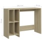 vidaXL Γραφείο Notebook Sonoma Oak 102,5 x 35 x 75 εκ. από Μοριοσανίδα